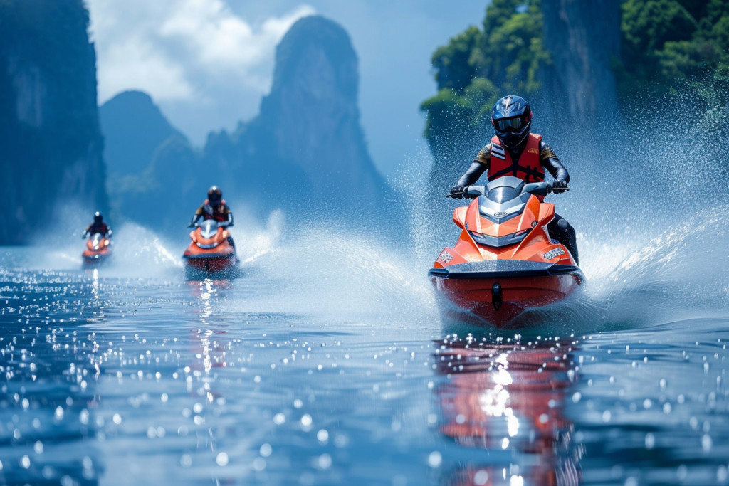 Activité jet ski Takerkoust près de Marrakech